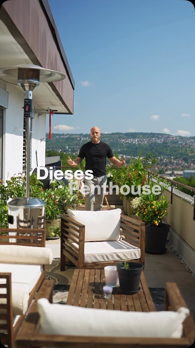 Reel: Penthouse über den Dächern von Esslingen-Berkheim